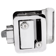 Fechadura para Porta Motorhome Cromada 