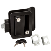 Fechadura Para Porta Motorhome Preta 